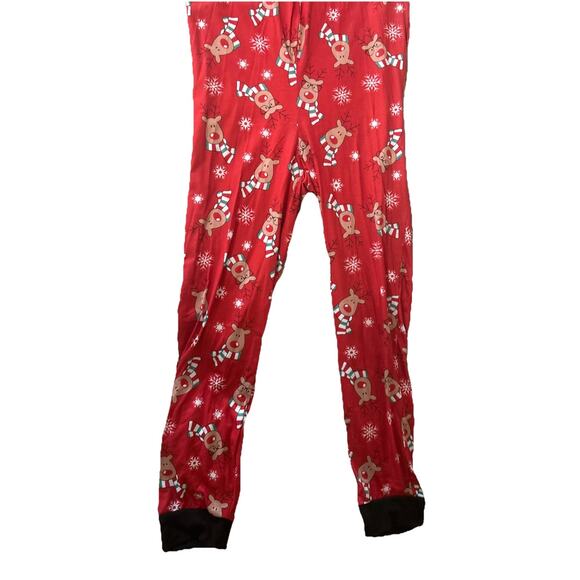 Christmas Reindeer 1 Piece Pajamas Bodysuit Large Family Matching Pajamas - Picture 2 of 7